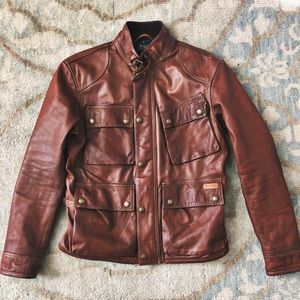 Ralph Lauren Polo 4 button leather jacket